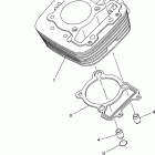 XT225P/XT225PC Цилиндр