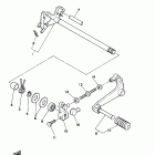 XT 225 Переключение скоростей