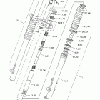 TT-R225 Передняя вилка