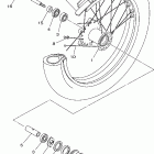 V STAR 650 CUSTOM-XVS650M/XVS650MC Переднее колесо