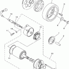 V STAR 650 CUSTOM-XVS650M/XVS650MC Муфта стартера