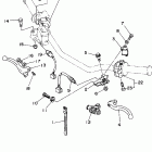 XT225MC/XT225M Рулевые переключатели