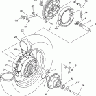 V STAR 650 CLASSIC-XVS650AMC/XVS650AM Заднее колесо