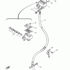 XT 350 Главный тормозной цилиндр,передний