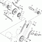 V STAR 1100 CUSTOM-XVS1100MC/XVS1100M Цепь механизма газораспределения
