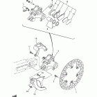 WR 400F Задний суппорт тормозной