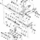 XT225MC/XT225M Бугель (задний рычаг)