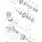 XT 225 Коленчатый вал и Поршень