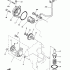 XT 350 Масляный насос