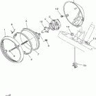 V STAR 1100 CUSTOM-XVS1100MC/XVS1100M Фара