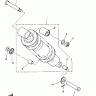 TW 200 Задняя подвеска