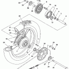 TT-R225 Заднее колесо
