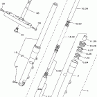 V STAR 650 CUSTOM-XVS650M/XVS650MC Передняя вилка