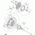 V Star Classic Заднее колесо