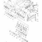 WR 400F Бугель (задний рычаг)
