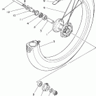 XT225MC/XT225M Переднее колесо