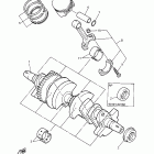 YZF 600R Коленчатый вал и Поршень