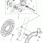 XT 350 Передний тормозной суппорт