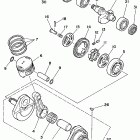 TT-R225 Коленчатый вал и Поршень