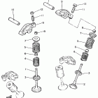 Virago 535 Клапана