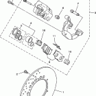 V-STAR CUSTOM-XVS650LC/XVS650L Передний тормозной суппорт