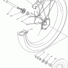TT-R250 Переднее колесо
