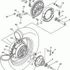 V-STAR CUSTOM-XVS650LC/XVS650L Заднее колесо