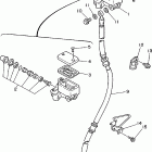 XT225L/XT225LC Главный тормозной цилиндр,передний