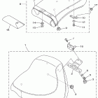 V Star 1100 Сидение