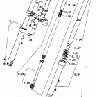 Virago 250 Передняя вилка