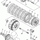 V-STAR CUSTOM-XVS650LC/XVS650L Сцепление