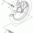 V Star Переднее колесо