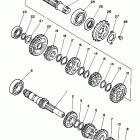 Virago 250 Трансмиссия