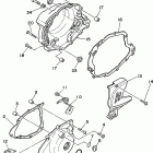 XT225L/XT225LC Крышка картера двигателя