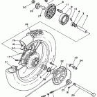 XT 225 Заднее колесо