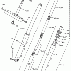 V Star Передняя вилка