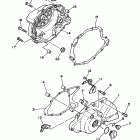 TW 200 Крышка картера двигателя