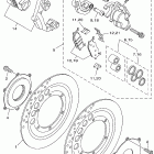 V Star 1100 Передний тормозной суппорт