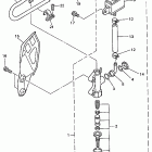 YZ 400F Задний торм цилиндр