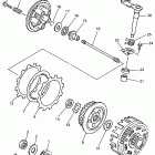 YZ 400F Сцепление