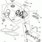XT 225 Топливный бак
