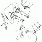 XT 350 Цепь механизма газораспределения