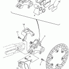 WR 426F Задний суппорт тормозной