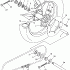 WR 426F Заднее колесо