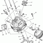 XT225L/XT225LC Головка цилиндра