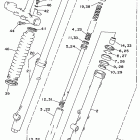 XT 225 Передняя вилка