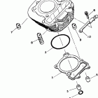 TW200LC/TW200L Цилиндр