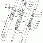 XT 350 Передняя вилка