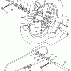 YZ 400F Заднее колесо