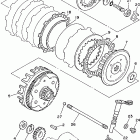 XT225L/XT225LC Сцепление